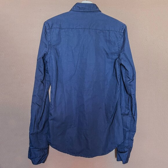 Superdry Japan brand British Design Dark Blue Cotton/Flax US Size Small NWOT - Picture 2 of 9